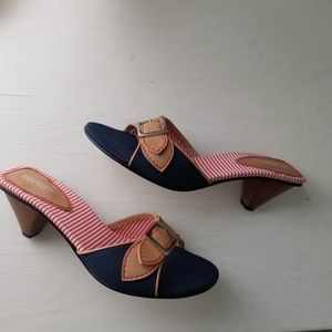 Esprit US flag inspired heels 6 or 36(UK)